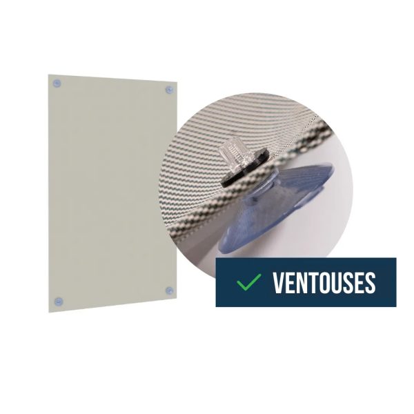 Toile de screen avec ventouses